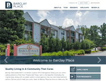 Tablet Screenshot of barclayplacecville.com
